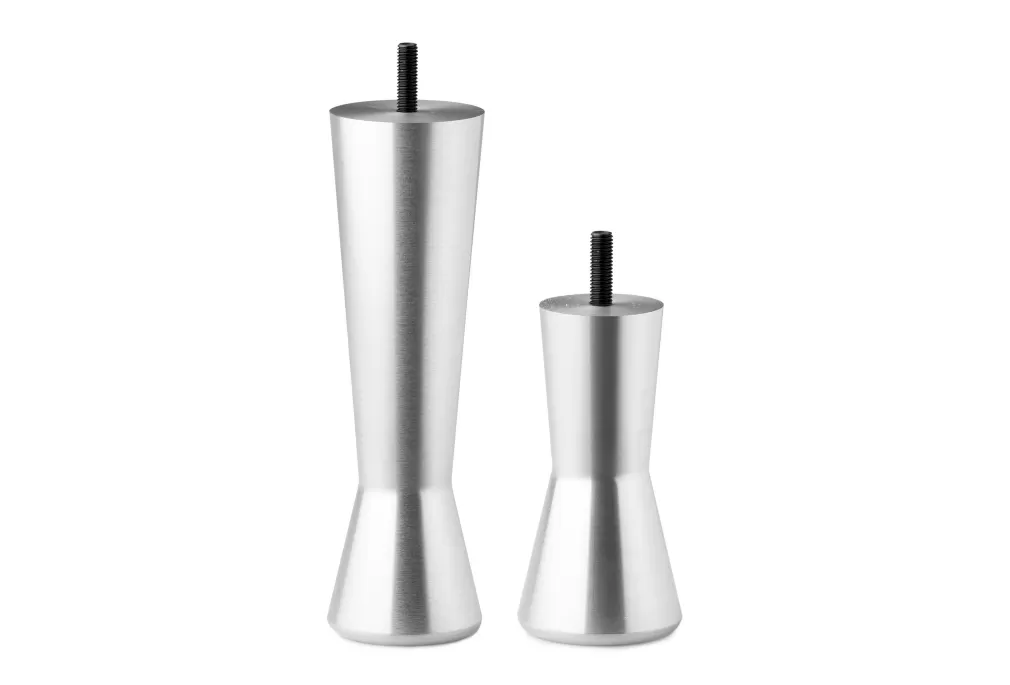 Familon hourglass aluminium bed leg set